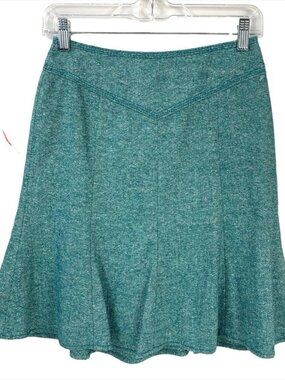 Ann Taylor Loft Petites Wool Blend Tweed Mini Skirt Size 0P
